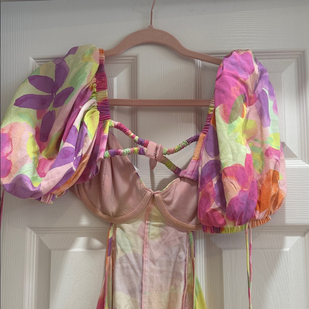 For Love And Lemons Multicolor cut out sexy Dress - Picture 7 of 9